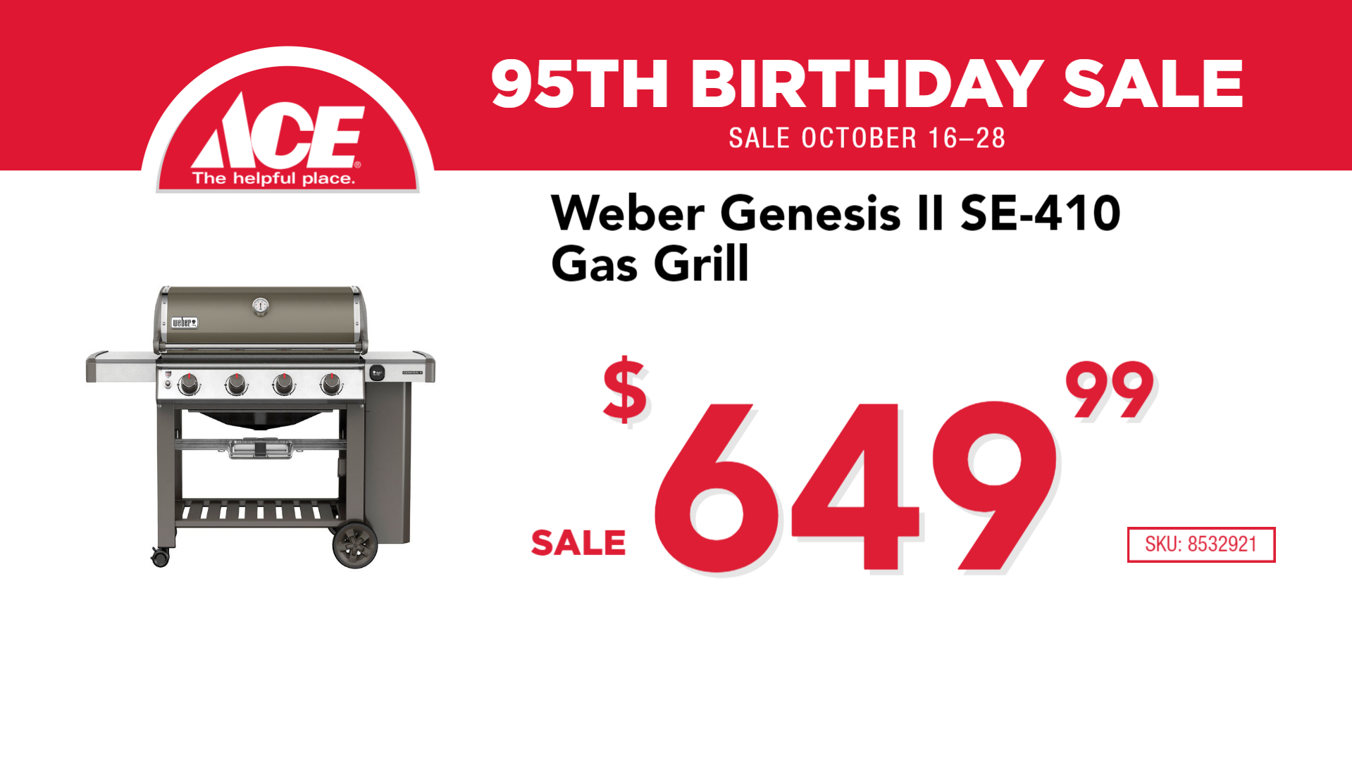 Weber Genesis II SE 410 Gas Grill